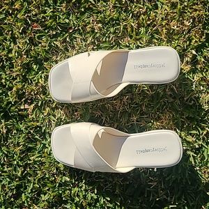 Bubblegum platform sandals